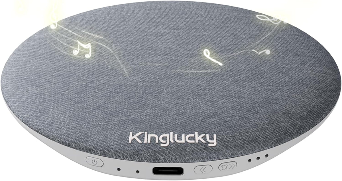 Bluetooth Under-Pillow Sleep Speaker with White Noise, Grey
