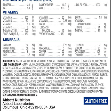 Similac 360 Total Care Sensitive Infant Formula for Fussiness & Gas Due to Lactose Sensitivity, Has 5 HMO Prebiotics, Baby Formula, Ready to Feed, 2-fl-oz Bottle, Pack of 12