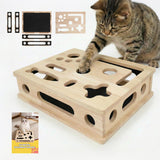 Interactive Cat Scratch Puzzle Enrichment Box
