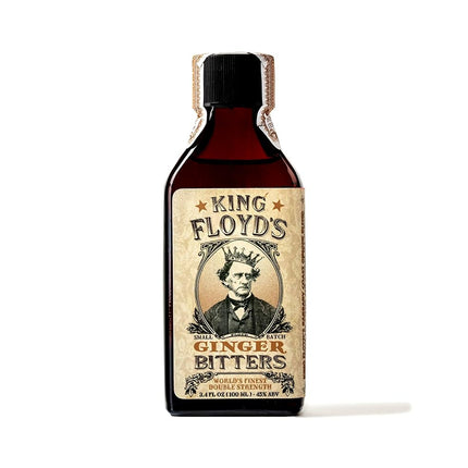 King Floyd's, Artisanal Ginger Bitters, Hand Crafted, Spicy Ginger Flavor, Hot, Unique Bitters for a Unique Cocktail, 100ml, Bar Provisions, Bitters for Cocktails