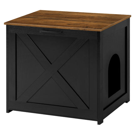 Cat Litter Box Enclosure, Hidden Litter Box Furniture, 23.6 Inches