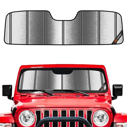 Windshield Sun Shade for Jeep Wrangler JL 2018-2026, Gladiator 2020-2026 Front Window Sunshade - AstraGuard