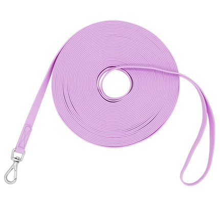 Waterproof Dog Training Leash 50FT 30FT 15FT 10FT 5FT Heavy Duty Recall Long Lead for Large Medium Small Dogs (30FT, Orange)