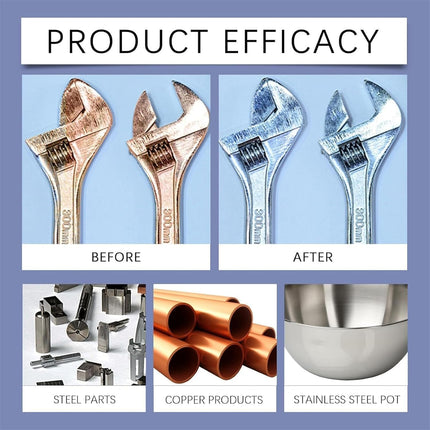 Vedaeyer Rust Remover,Highly Concentrated Steel Rust Remover,Rust Remover for Metal,Tools,Stainless Steel,Automotive Parts,Fast Acting (3pc)