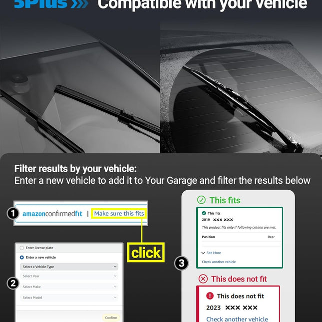 2015-2022 Windshield Wiper Replacement Set