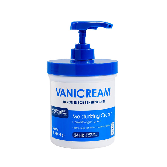 Moisturizing Cream, Body & Face Moisturizer, 16 Oz Pump Dispenser