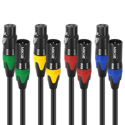XLR Cables for Microphone 50 Feet 2-Pack