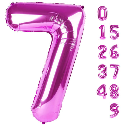 Number Balloons 5 Balloon Blue Birthday Decorations for Men Party, 40 Inch