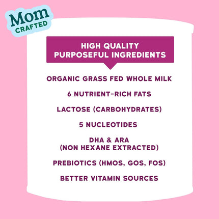 Serenity Kids 12-36 Month A2 Whole Milk Toddler Formula Powder - Organic Grass-Fed Whole Milk - Easier-to-Digest A2 Toddler Formula - DHA & ARA Prebiotics & Nucleotides for Baby Essentials - 21 Oz