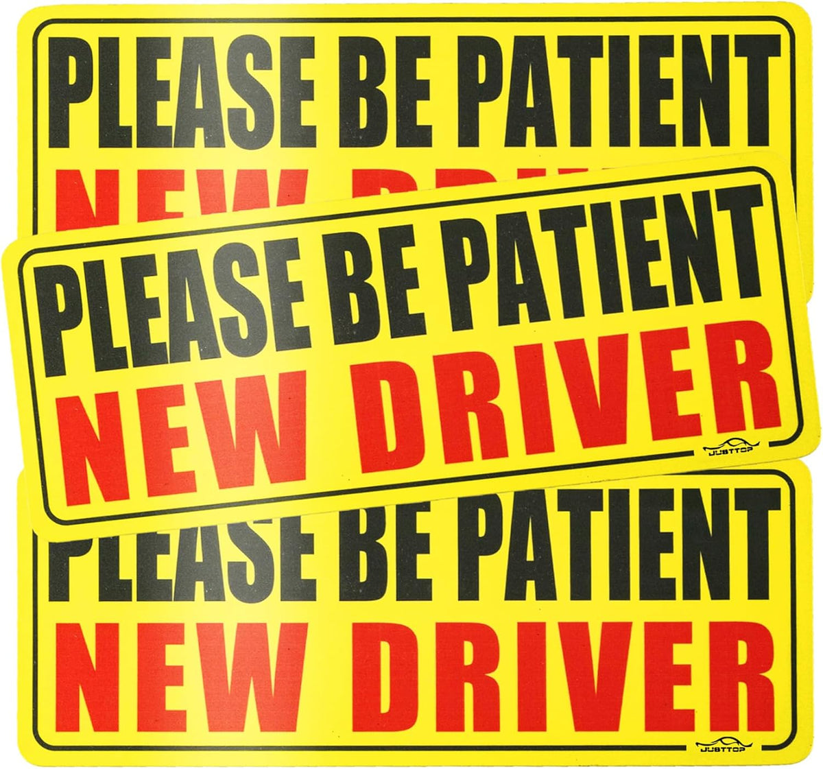 New Driver Magnet for Car, Please Be Patient Student Driver, 3Pcs New Driver Magnet Safety Warning Magnetic Reflective
