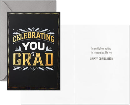 Graduation Cards Assortment, Black and Gold, Congratulations Grad (12 - photo 4