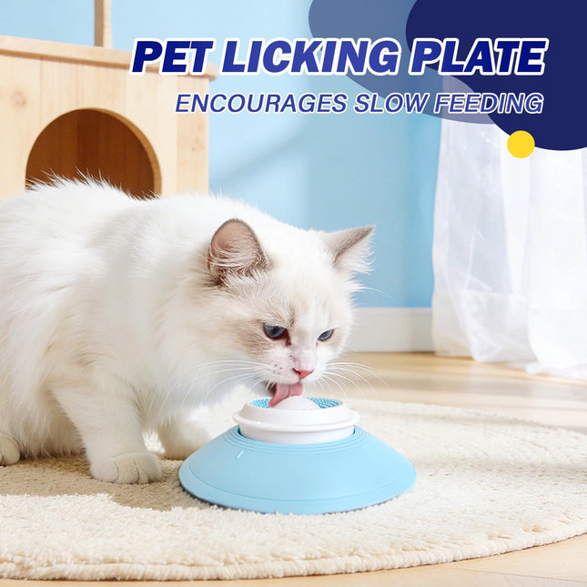 Cat Liquid/Wet Food Licking Bowl, Slow Feeding Pet Bowl, Cat Lick Ball Bowl, Non-Slip Design, Slow - photo 2