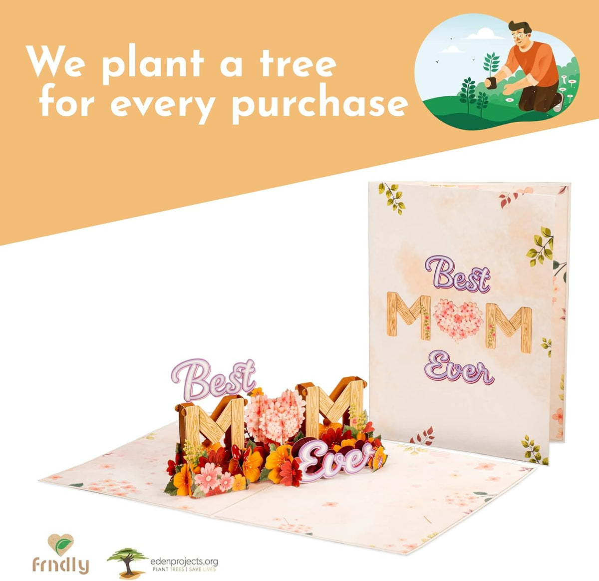 3D Mother's Day Pop-Up Card, Best Mom Ever - photo 5