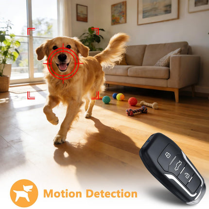 KEHZKCT Mini Video Camera 1080P, Portable Camera Disguised as Car Key Fob with Motion Detection, Nanny Cam for Home Security
