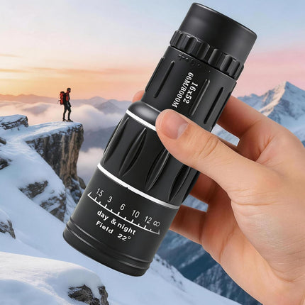 16X52 Monocular Telescope High Power for Adults, Compact Prism Monocular with HD Lens for Bird Watching, Hiking, Travel & Outdoor Activities
