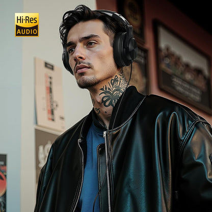 Wired Over-Ear Studio Monitor Headphones - Black - photo 2