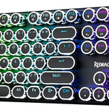 Wireless Typewriter Style Mechanical Gaming Keyboard