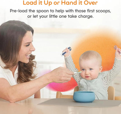 Baby Spoons Set, Baby Essentials Pre-Spoon for 6+ Months, First Stage Self-Feeding Spoons for Baby Led - photo 4