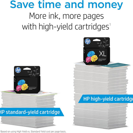 HP 67 Black/Tri-Color Ink Cartridges (2-Pack) | Works with DeskJet 1255, 2700, 4100, Envy 6000, 6400 | Instant Ink Eligible | 3YP29AN | Packaging May Vary