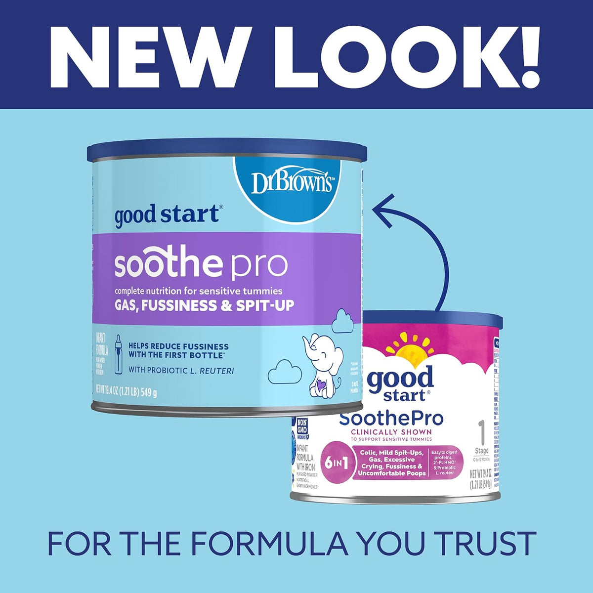 Baby Formula Powder for Sensitive Tummies, 30.6 oz - photo 2