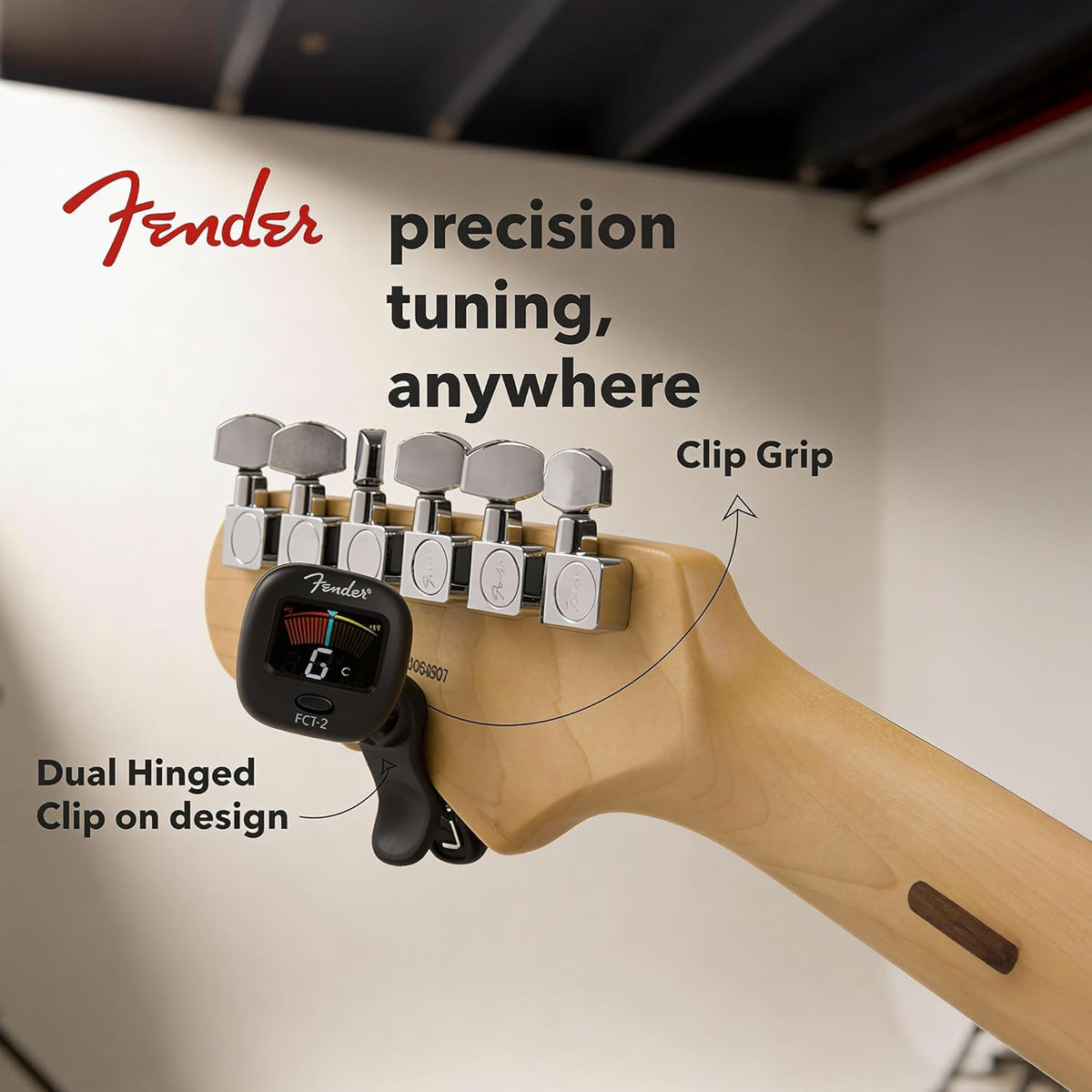 Professional Multi-Instrument Clip-On Tuner for Guitar, Bass, Ukulele, and Violin - photo 3