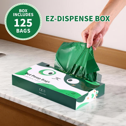 125 Pack Large Dog Poop Bags for Swivel Bin Pooper Scooper