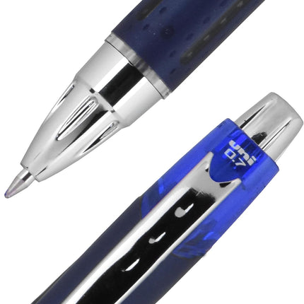 Uni-Ball Jetstream RT Ballpoint Pen, Fine Point (0.7mm), Blue Ink. 6 Pens