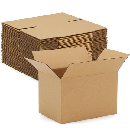 10x7x5-Small-Shipping-Boxes-30-Pack-White-Corrugated-Box-Mailers, Cardboard Boxes for Packaging Small Business, Mailing
