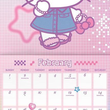 2026 Sanrio - Hello Kitty and Friends Wall Calendar
