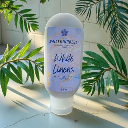 White Linens Goats' Milk Hand & Body Lotion, Scented Skin Care, Women, Teens, Moisturizer, 4 oz