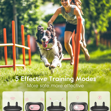 Dog Shock Collar ,4200FT Dog Training Collar with Remote,Pink