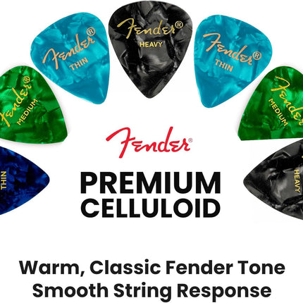 Premium Picks Sampler - 12 Pack with Thin, Medium & Heavy Gauges