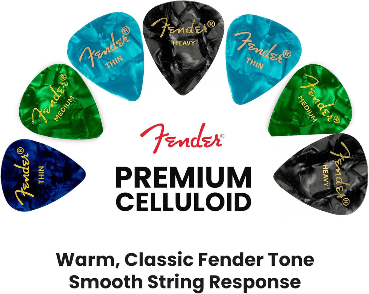 Premium Picks Sampler - 12 Pack Includes Thin, Medium & Heavy Gauges - photo 5