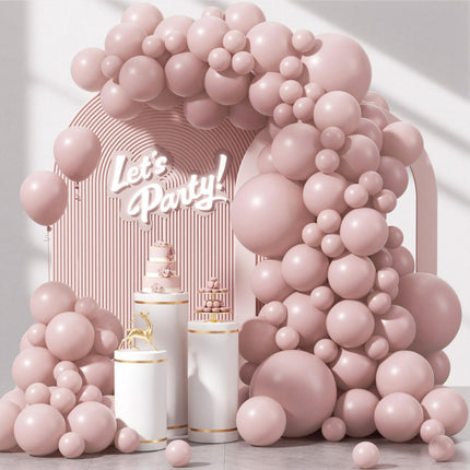122pcs Burgundy Maroon Latex Balloons in 18 12 10 5 inches