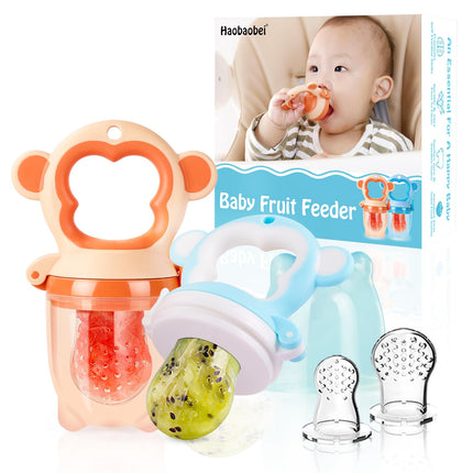 Baby Solids/Frozen Fruit Feeder Pacifier, Infant Teether Toy 4M+, BPA-Free Silicone Pouch & Nipple - photo 15