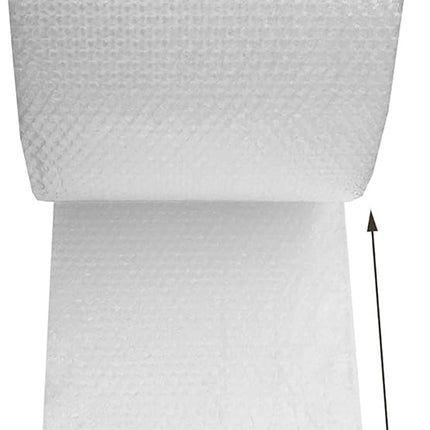 Amazon Basics Bubble Wrap for Moving, Packing, Shipping and Storage, Perforated Protective Cushioning for Fragile Items, 12-inch x 175-ft Long Roll, Small 3/16", Clear