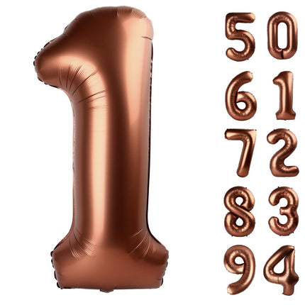 Gold 1 Balloon - Number Balloon 40 Inch, 1st Gold Birthday Decorations