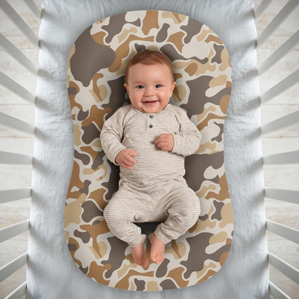 XYZCANDO Duck Hunting Camo Infant Lounger Pillow Cover Cozy Lounger Slipcover for Newborn & Infant Nest Cover Soft and Breathable Essential Baby Gift