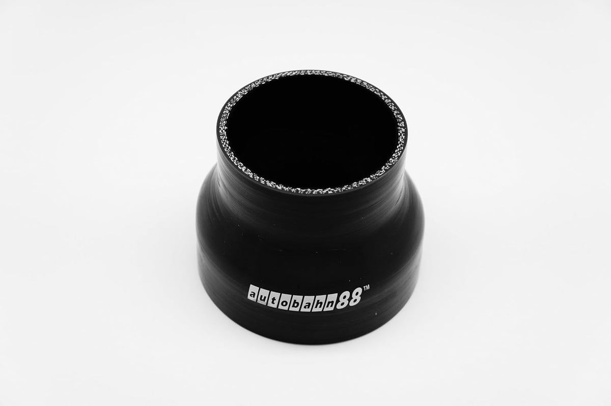 Automotive Silicone Reducer Hose Coupler, 1.75 in to 2.25 in ID, Black