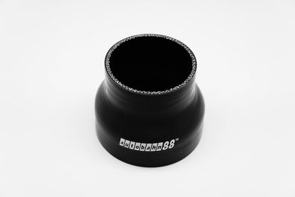 Automotive Silicone Reducer Hose Coupler, 1.75 in to 2.25 in ID, Black