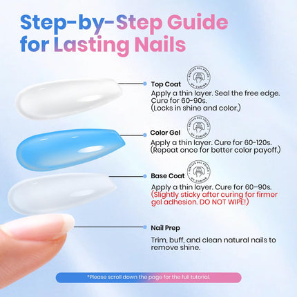 Set de 2 Pcs 15ml Top Coat y Base Coat en Gel Sin Limpieza