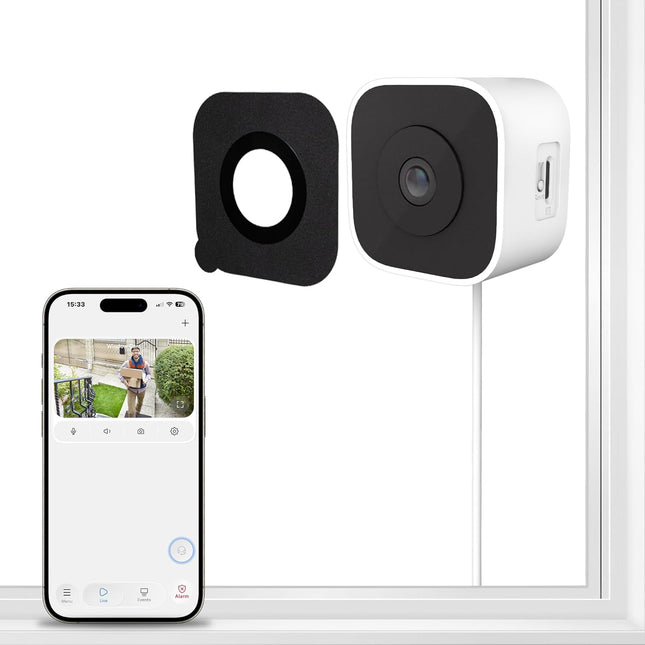 3MP 2K Window Camera for Indoor Home Security