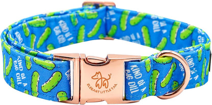 Blue Bear Adjustable Dog Collar for Small Dogs