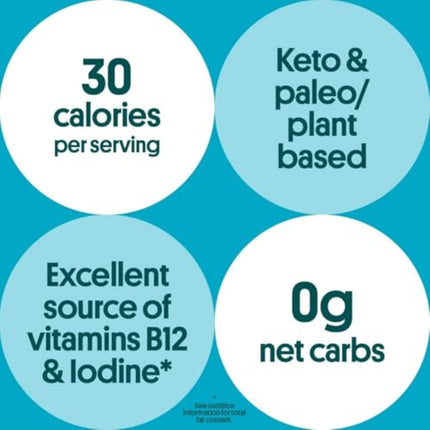 Gimme Seaweed Organic Premium Roasted Seaweed Snacks, Sea Salt, 6 Count, Keto, Vegan, Gluten-Free, Great Source of Omega3s and Iodine, Healthy On-The-Go Snack for Kids and Adults