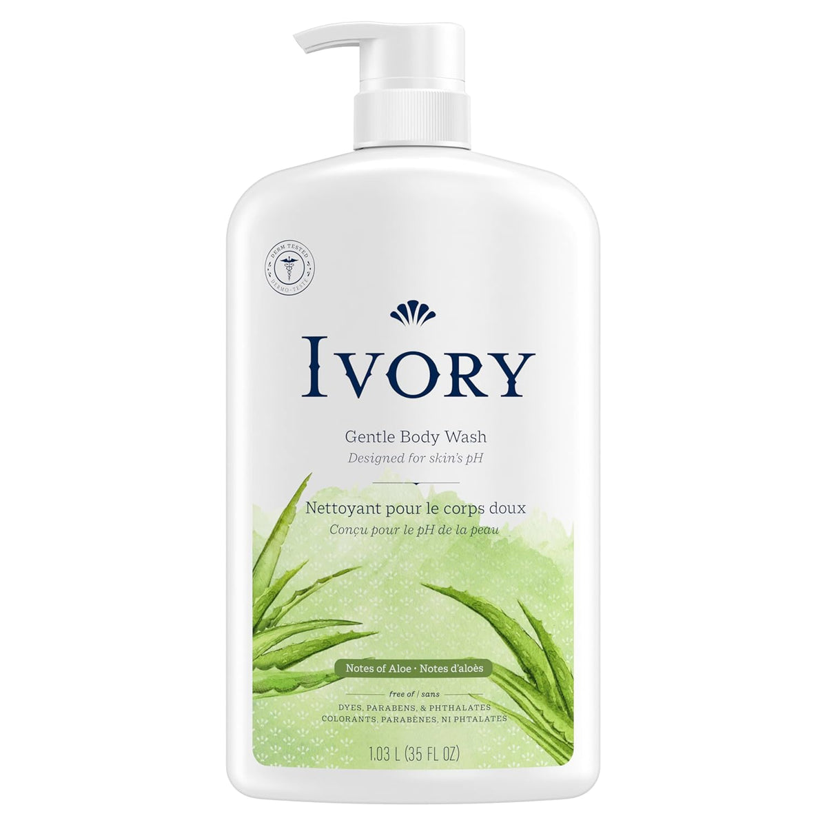 Gentle Body Wash, Designed for the Whole Family, Free of Dyes Heavy Perfumes Parabens Phthalates & Silicones, Aloe