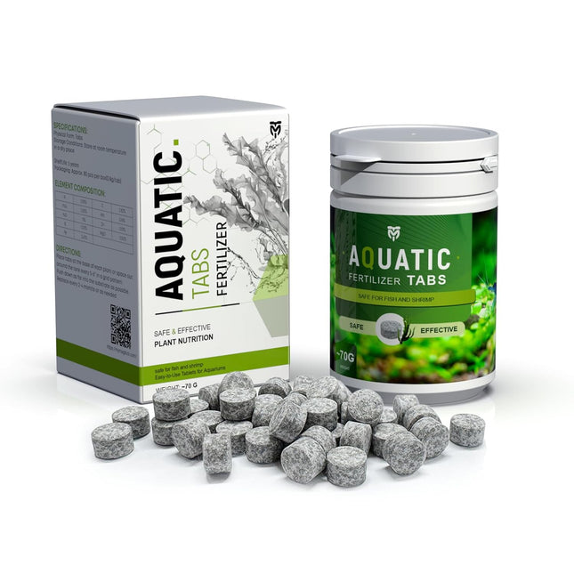 Root Tabs, Aquarium Plant Fertilizer for Freshwater Planted Tanks, Safe for Fish, Shrimp & Snails，Slow Release,70g/Box