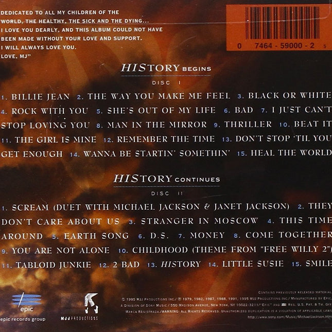 HIStory - Past, Present and Future - Book I