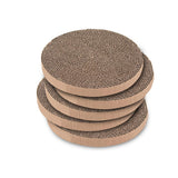Spin n' Scratch Cat Scratch Pad Refill - Round, 5-Pack