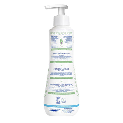 Mustela Hydra Bebe Body Lotion - Daily Moisturizing Baby Lotion with Natural Avocado, Jojoba & Sunflower Oil – Various Sizes