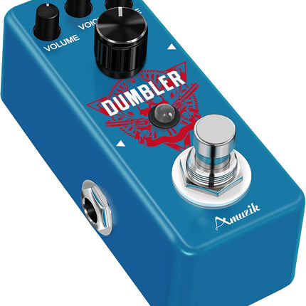 Amuzik Guitar Dumbler Effect Pedal for Electric Guitar Analog Dumbler Effects Pedals with Amp simulator Effect Overdrive Pedals of Ture Bypass